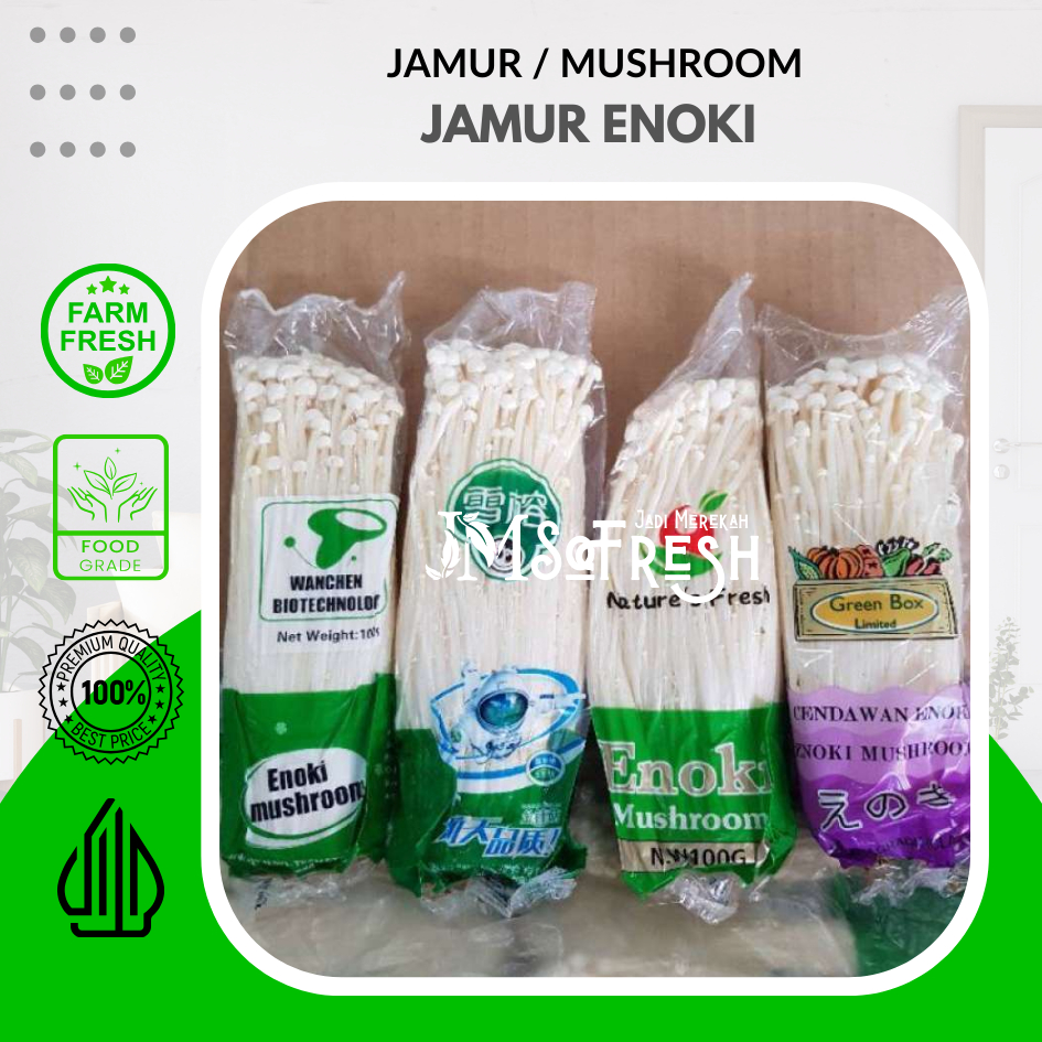 

[JM_SoFresh] Jamur Enoki / Enokitake Mushroom