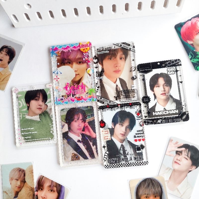 Acrylic Photocard Holder Cahol Full Transparan Clear | 2 sisi side | Custom | By nanawstuffs