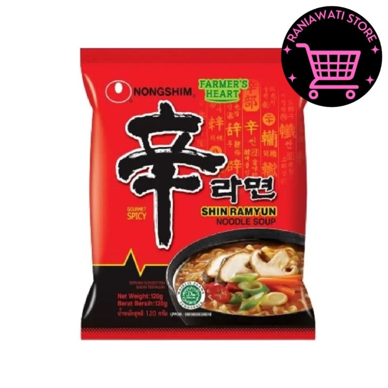 

Nongshim Mie Instan Mushroom Shin Ramyun 120 gr