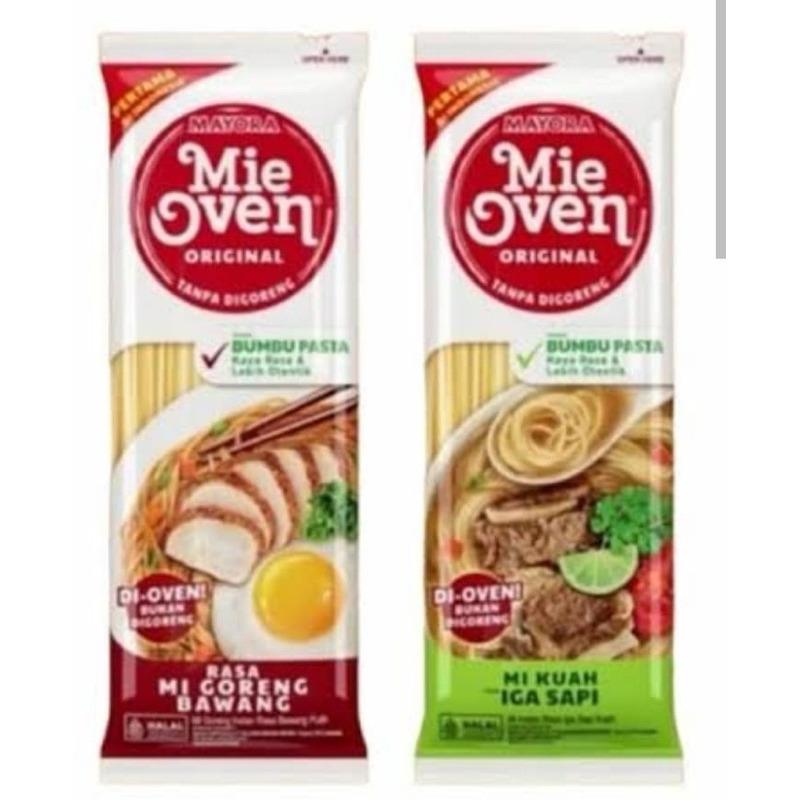 

Mie oven mie instant aneka rasa varian