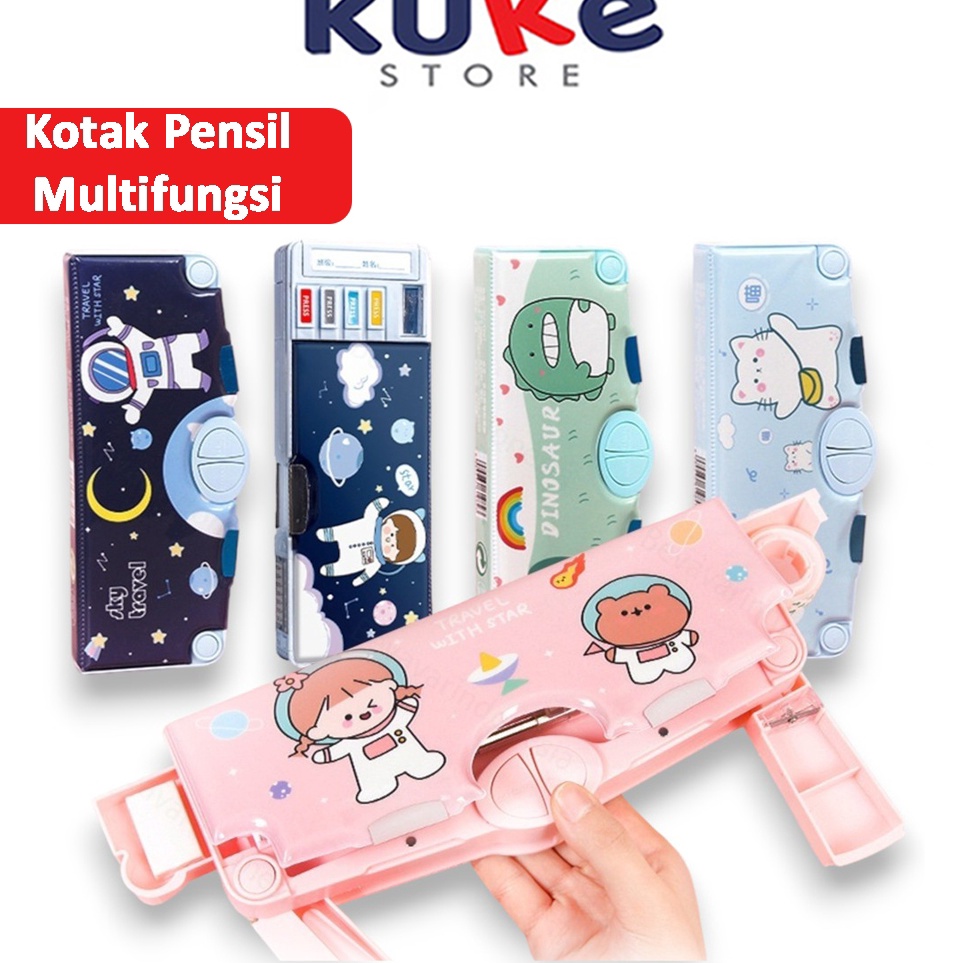 

KUKE KOTAK PENSIL MULTIFUNGSI TEMPAT PENSIL KARAKTER KOTAK ALAT TULIS KARTUN SET ALAT TULIS LENGKAP STATIONERY SET KODE C4P2