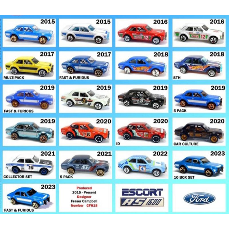 Hot Wheels '70 FORD ESCORT RS1600