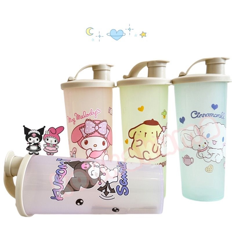 Botol Gelas Anak Sanrio 450ml kitty kuromi momoroll