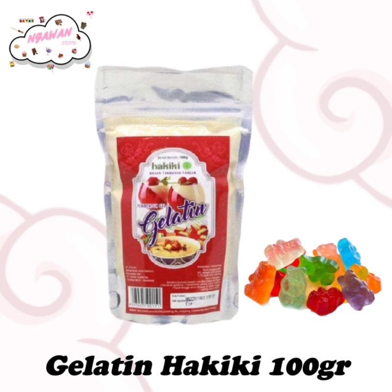 

100gr gelatin hakiki - gelatin bubuk