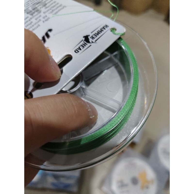 senar pe braid pancing x9 hammerhead ultron jaeger 150 meter box satuan