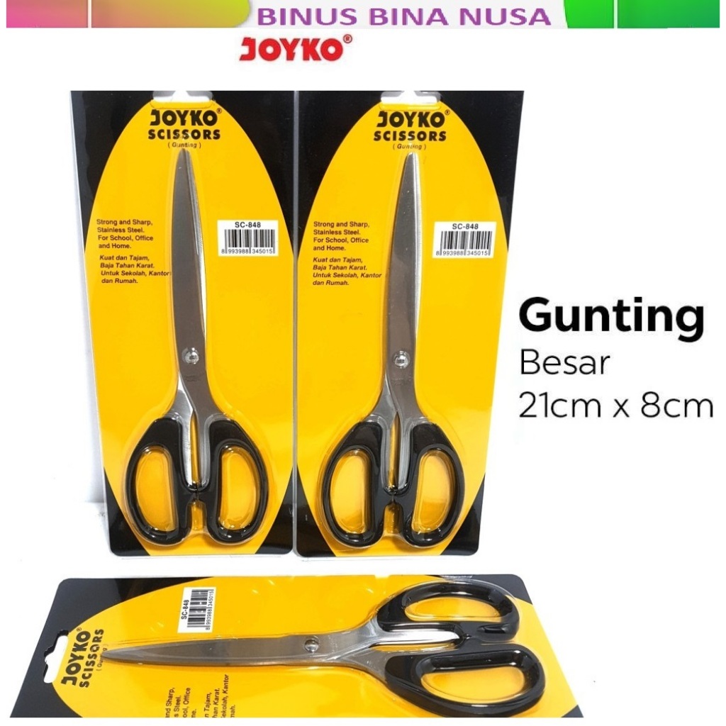 

Gunting Besar Joyko 21 x 8 cm