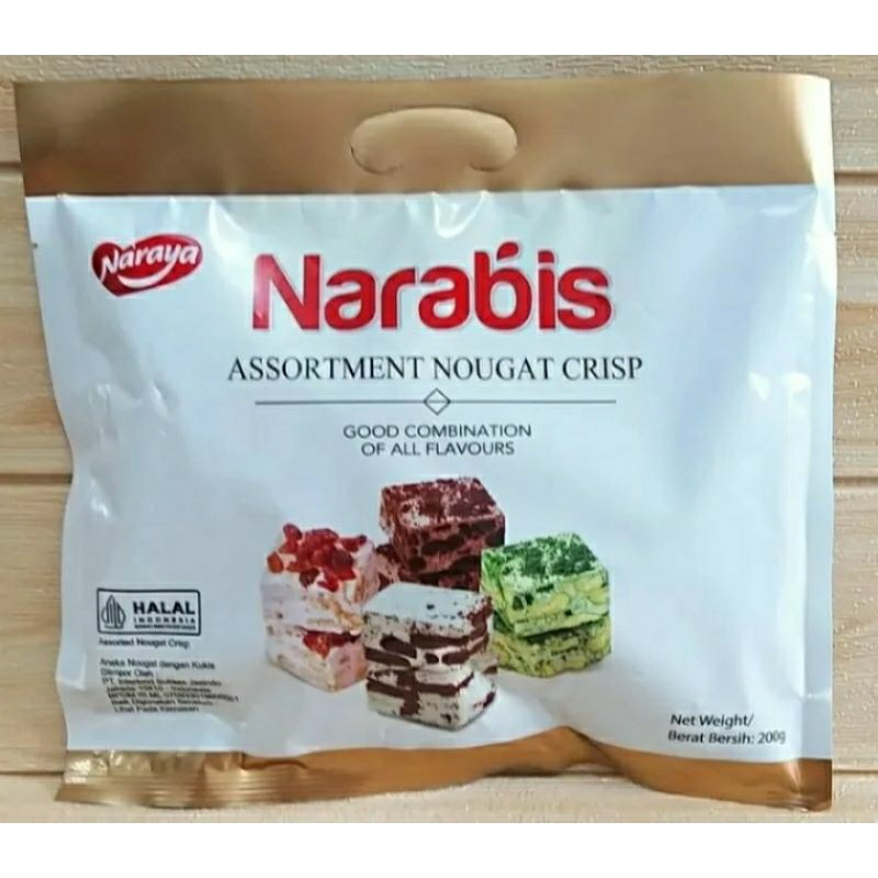 

ready 1 Pack NARAYA NARABIS NOUGAT ASSORTMENT Crispy 200g