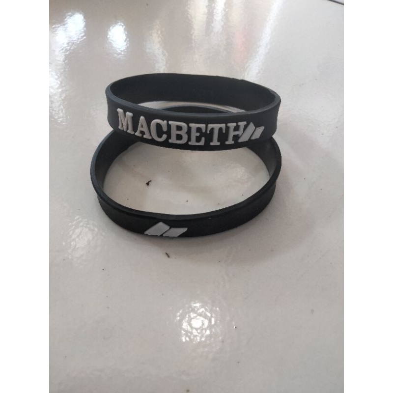 12pcs gelang karet macbeth