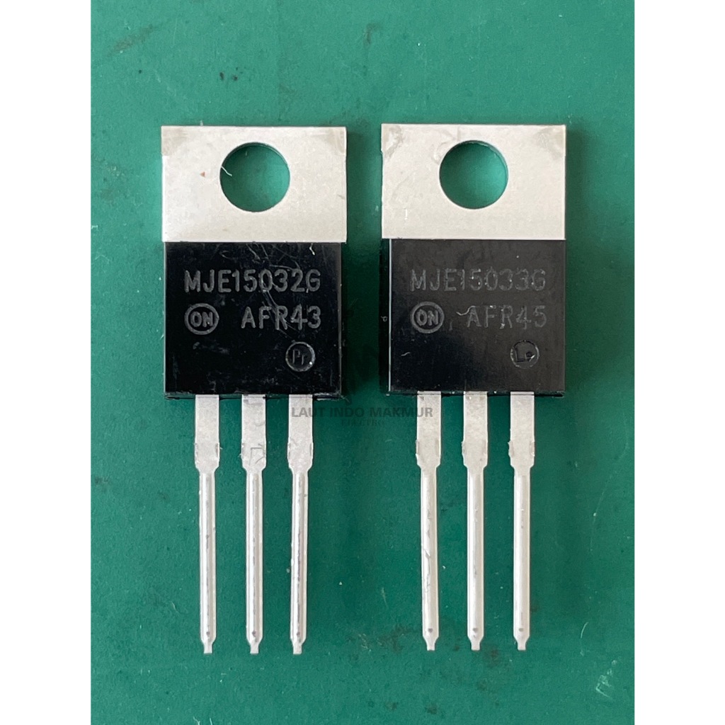 1 SET MJE15032 MJE15033 GRADE A MERK ON MJE15032G MJE15033G GRADE A MJE 15032 15033 ups