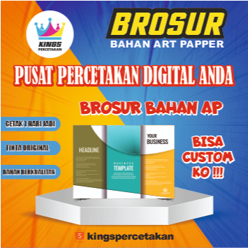 

Cetak Brosur Art bisa custom desain dan ukuran berkualitas