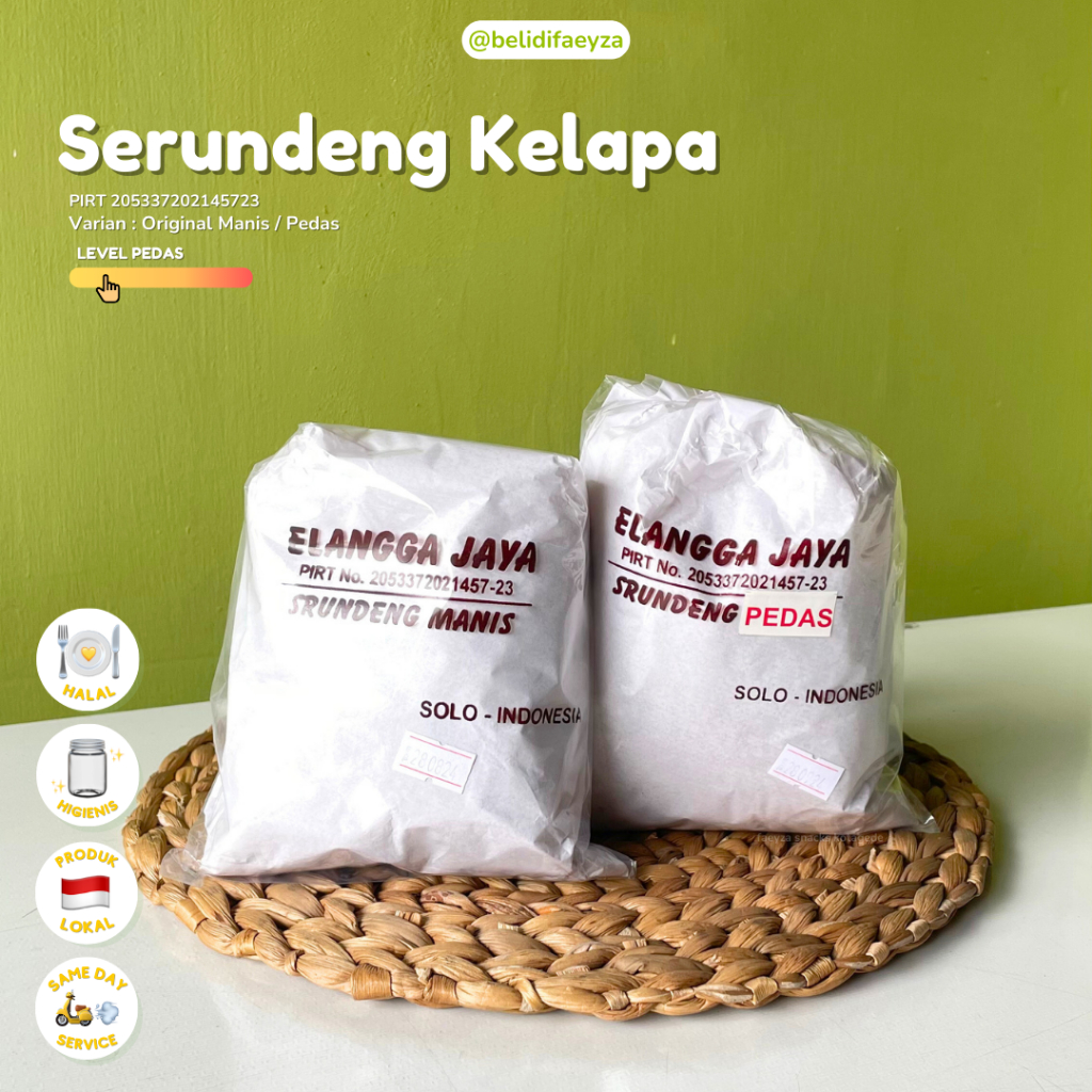 

[] Srundeng Kelapa Premium - Lauk Kering Oleh oleh Jogja Jawa Tengah