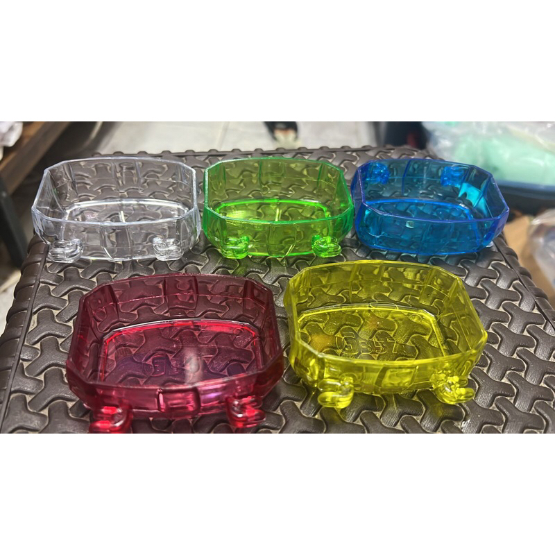 wadah/cepuk tempat makan/minum burung akrilik warna