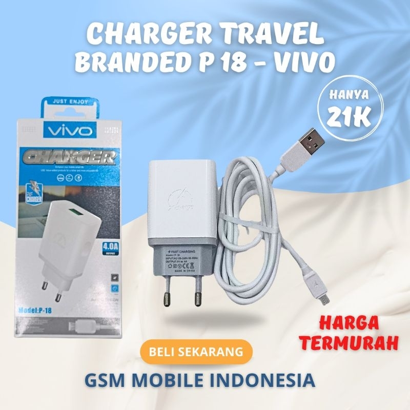 PROMO Charger Travel Charger Branded P18 Branded