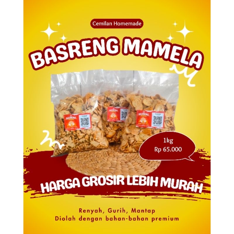 

PROMO Basreng Mamela Cemilan Basreng Enak Renyah Gurih Pedas Murah Harga Grosir