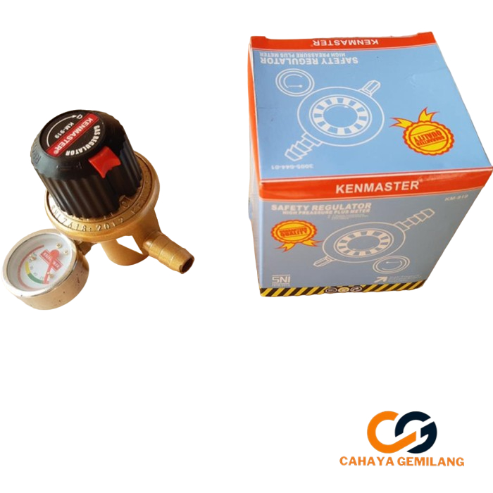kepala gas regulator gas lpg kenmaster KM 919 high pressure SNI METER CGP