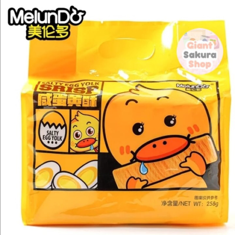 

Melundo Crispy Salty Egg Yolk Flavor / crepes / cemilan impor