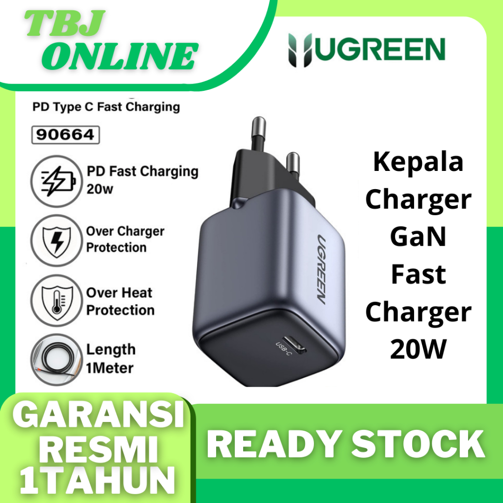 UGREEN Charger Type C 20W Iphone MFI