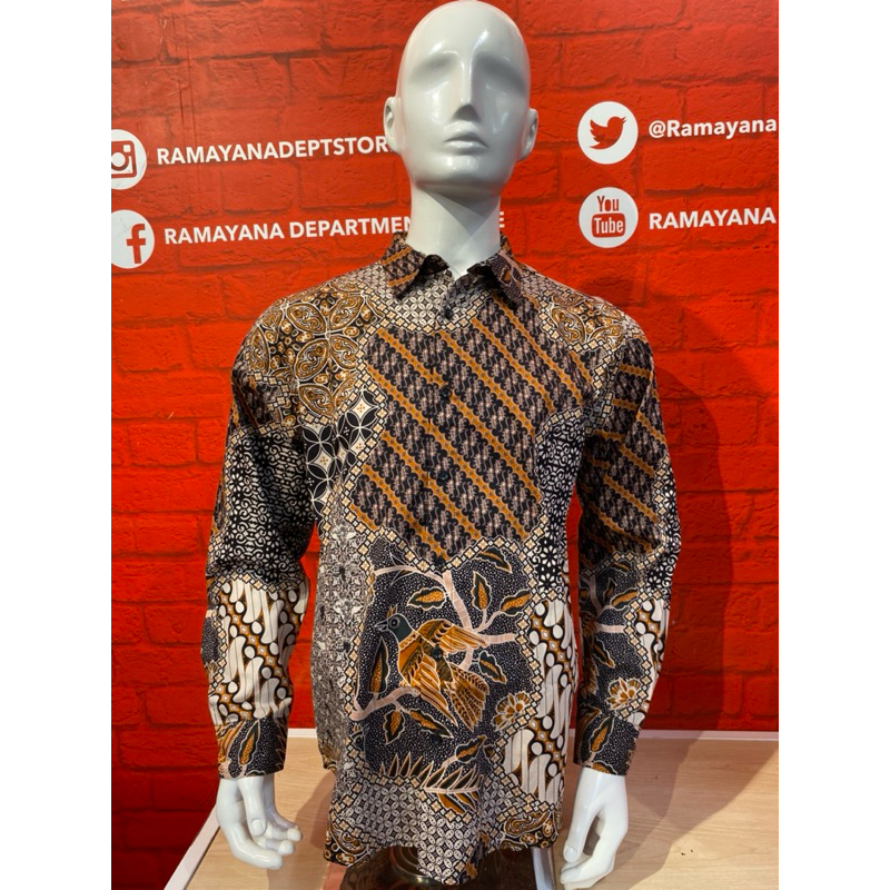 kemeja batik tradisional m231 murah
