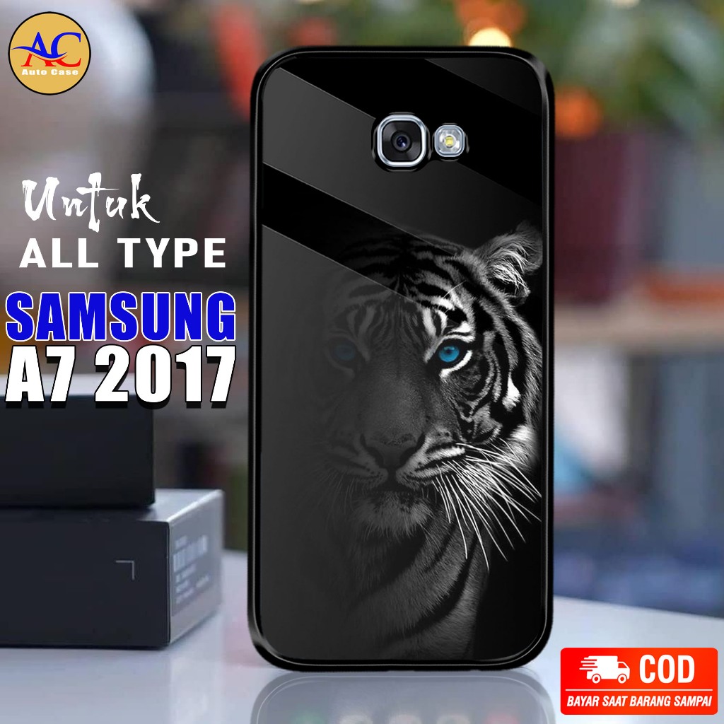 Case Hp Softcase Glossy SAMSUNG A7 2017 MCN Casing Silikon Handphone Pelindung Kamera