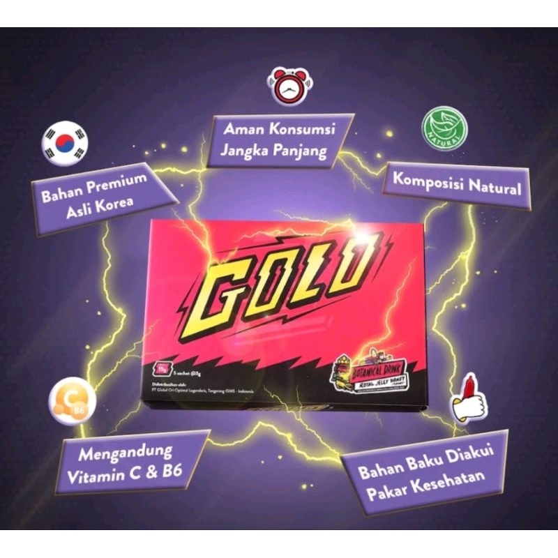 

GOLO Gingseng Botanical Rasa Banana 100% Original