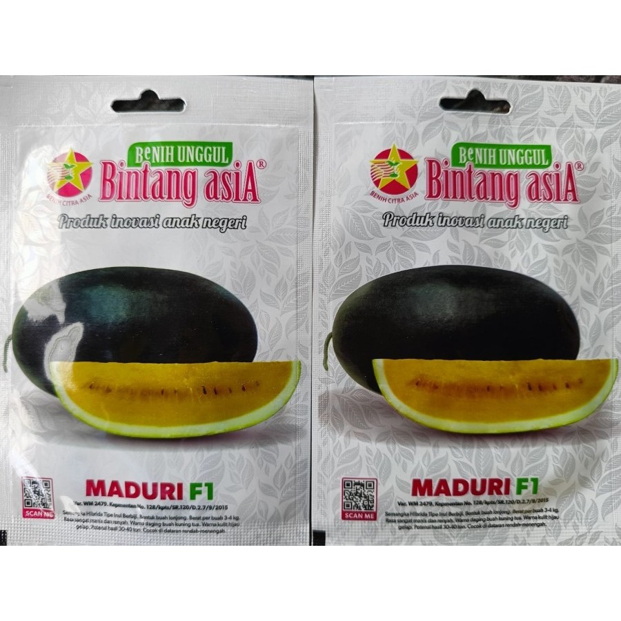 Benih Bibit Semangka Kuning Maduri F1 - Benih Bintang Asia