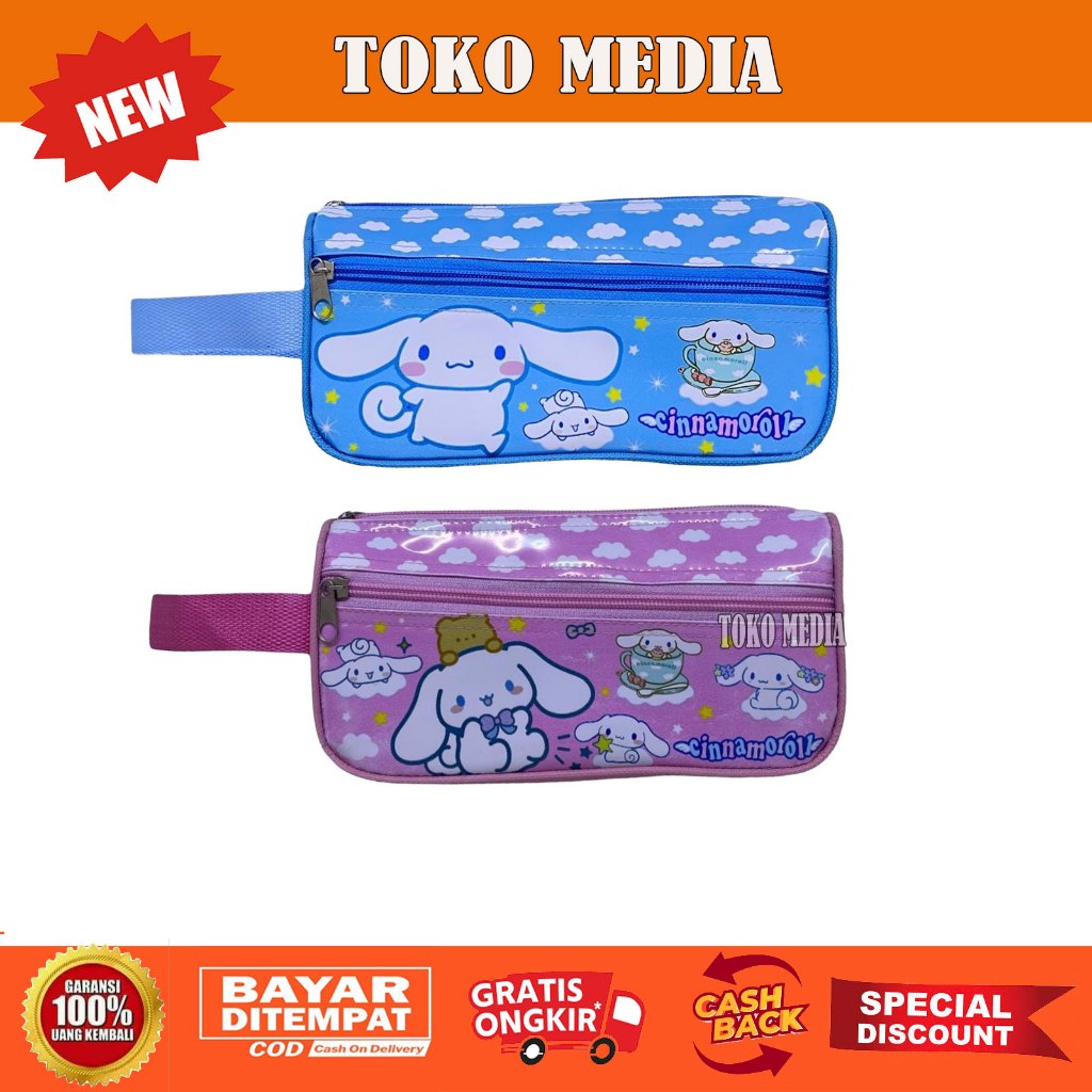 

Tempat Pensil Anak Cinnamoroll Dengan 2 restleting