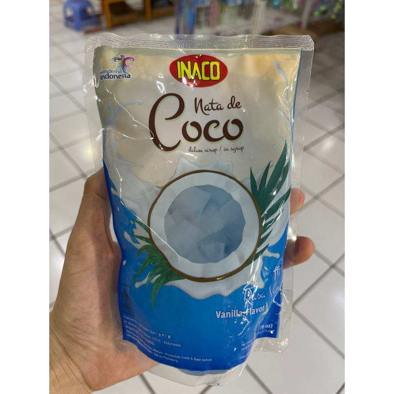 

inaco nata de coco vanilla 360gr - inaco nata de coco vanilla