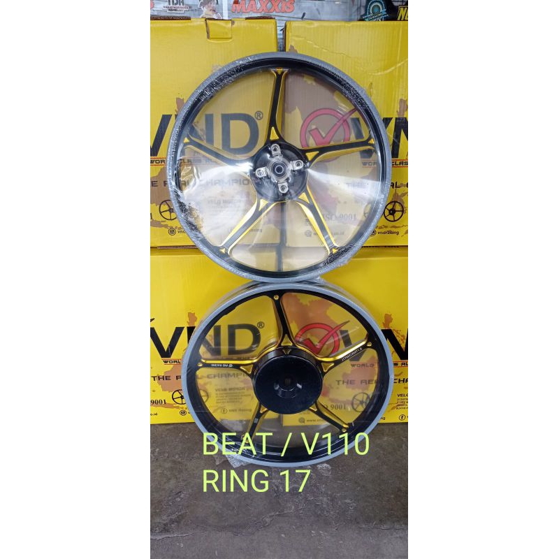 Velg vnd ring 17 140/160-17 2tone beat/scoopy/vario 110