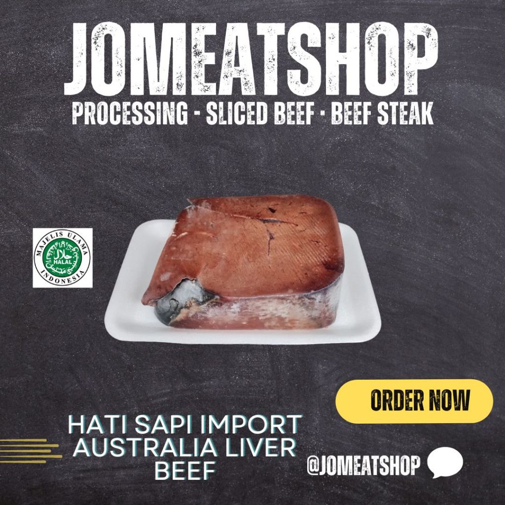 

Hati sapi Import Australia Liver Beef 1kg halal