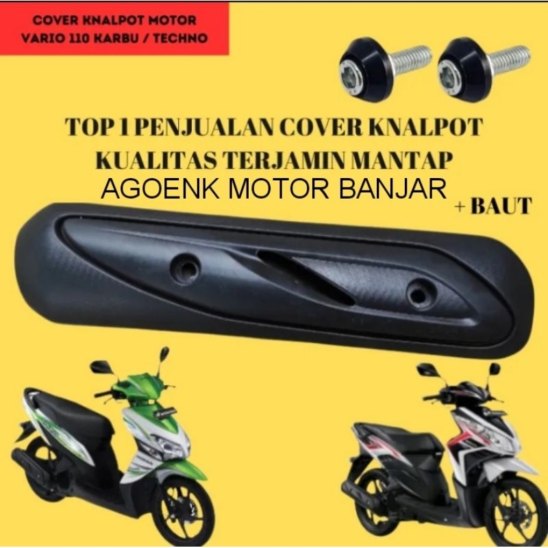 Tutup Knalpot Vario 110 Karbu - Cover Knalpot Vario 110 lama