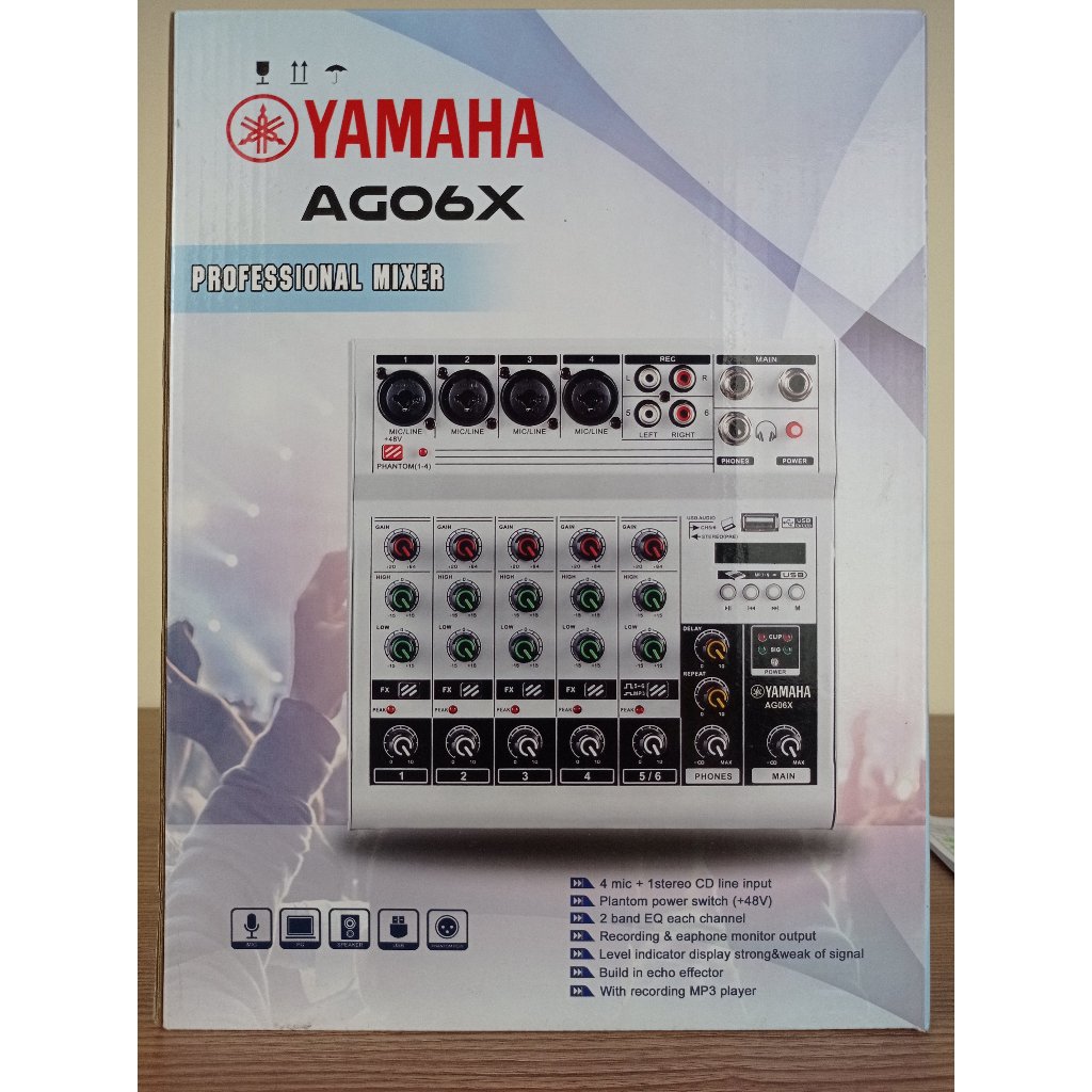 MIXER MINI YAMAHA AG06X/AUDIO MIXER 6 CHANNEL AG 06 X