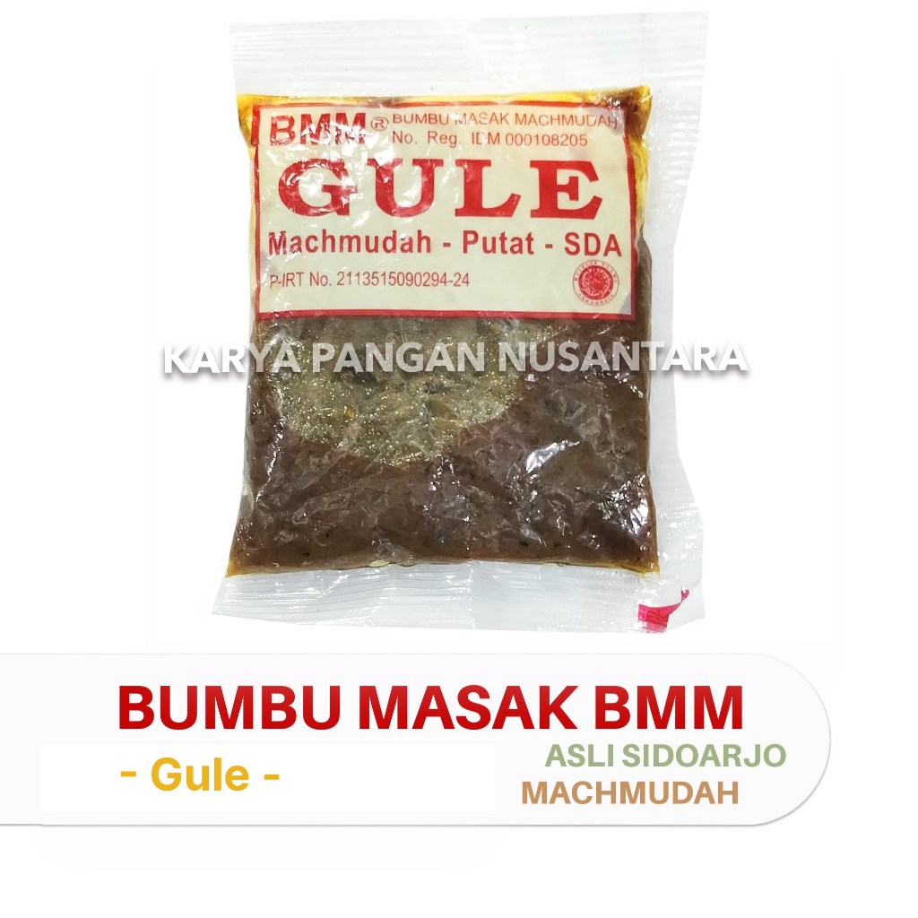 

BUMBU MASAK GULE BMM MACHMUDAH ASLI SIDOARJO BUMBU GULAI PCS