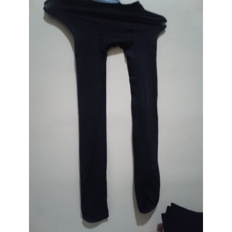 celana stocking hitam polos
