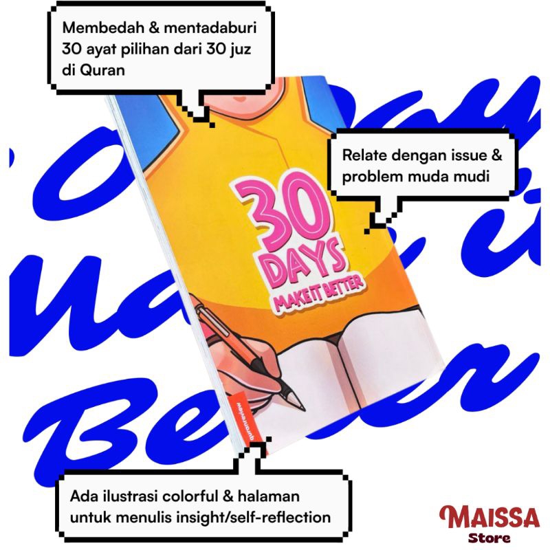 Buku 30 Days Make It Better by Quranreview