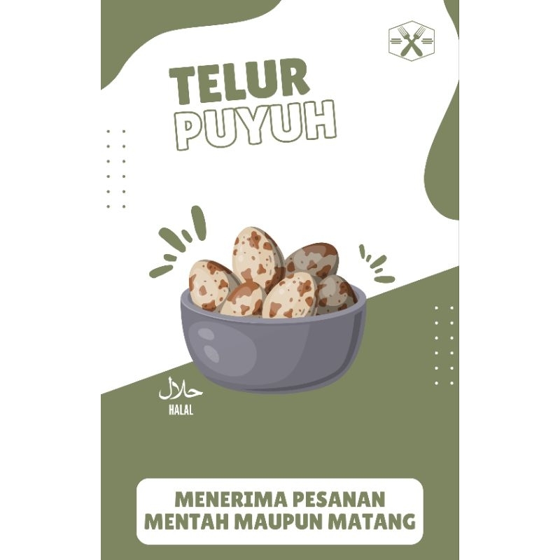 

TELUR PUYUH FRESH ECER