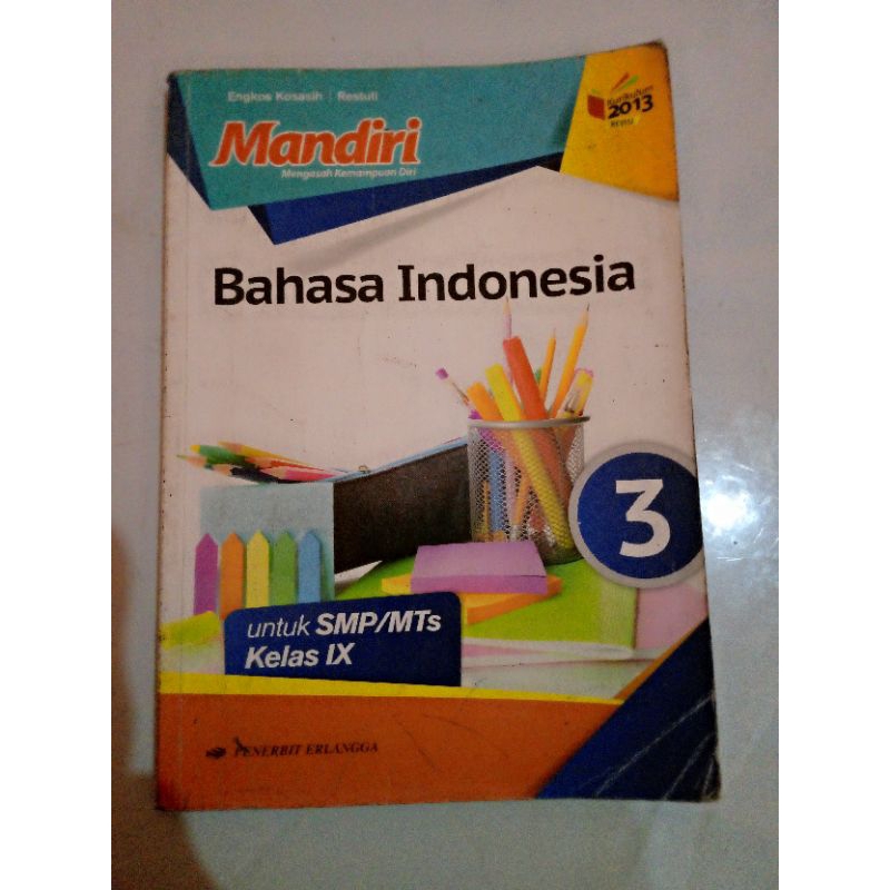 Buku paket mandiri kelas 9 SMP/ Mts k13N revisi erlangga
