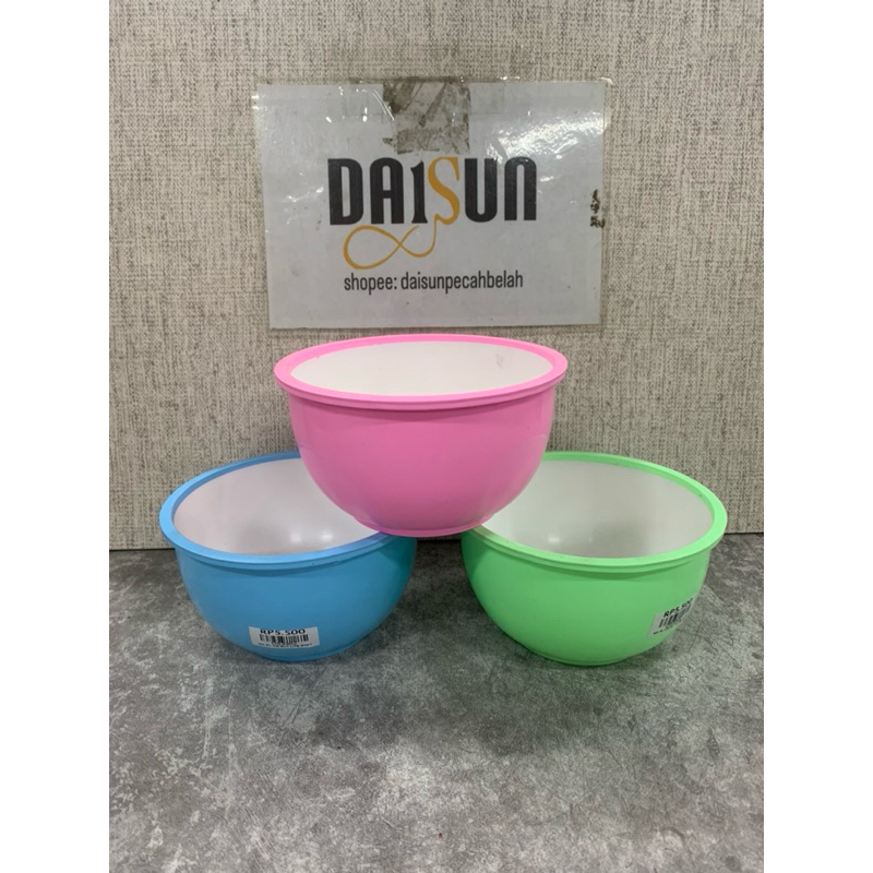 MANGKOK PLASTIK TEBAL MANGKOK KUAH LUCU DS3302