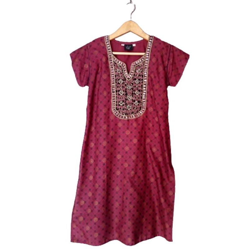 ( PL ) SET KURTI INDIA WANITA atasan+celana+selendang