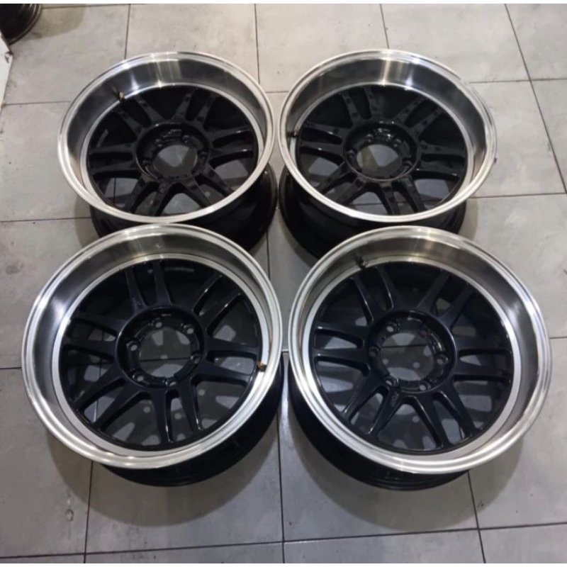 Velg Mobil Bekas Hsr BLY01 Ring 18 Pcd 6x139 PNP Pajero Fortuner Hilux Triton