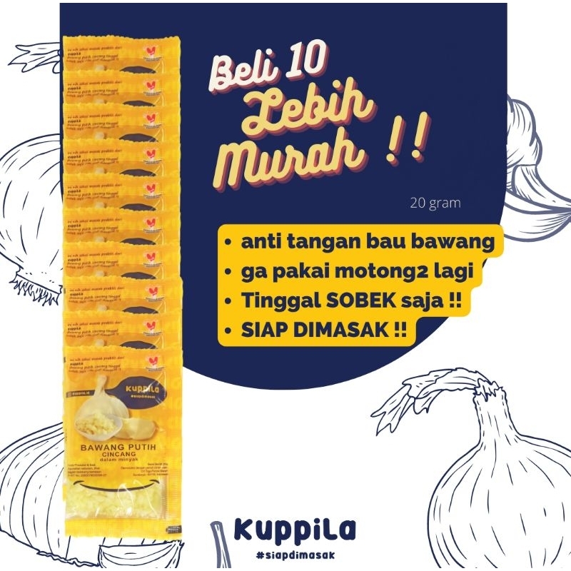

Bawang Putih Cincang Dalam Kemasan