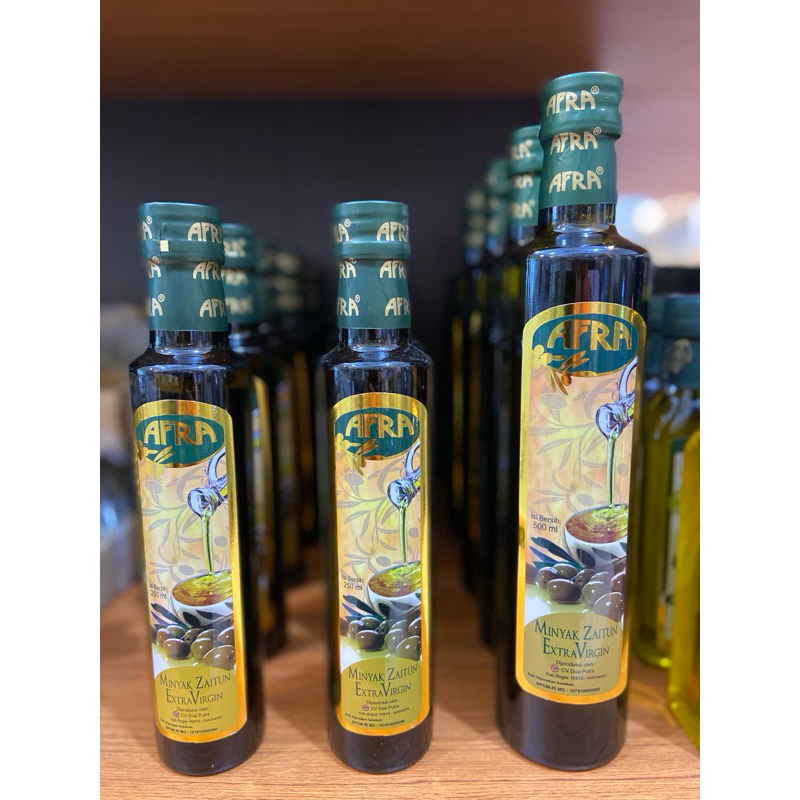 

Minyak Zaitun AFRA 250ml & 500ml / EXTRA VIRGIN / ORIGINAL 100% / ZAITUN OIL