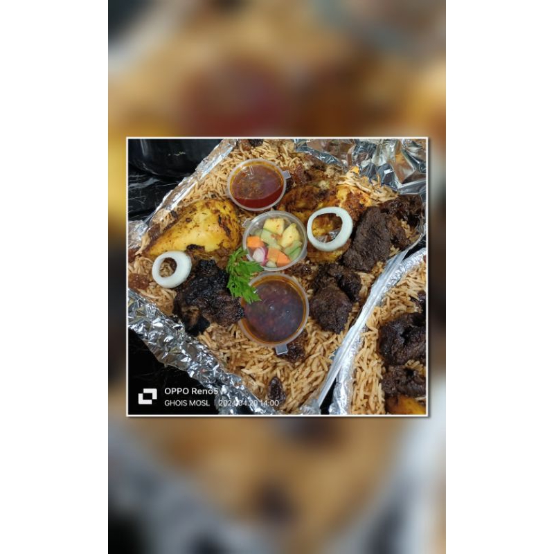 

Nasi Kebuli Basmati Special Order mix Ayam dan Domba