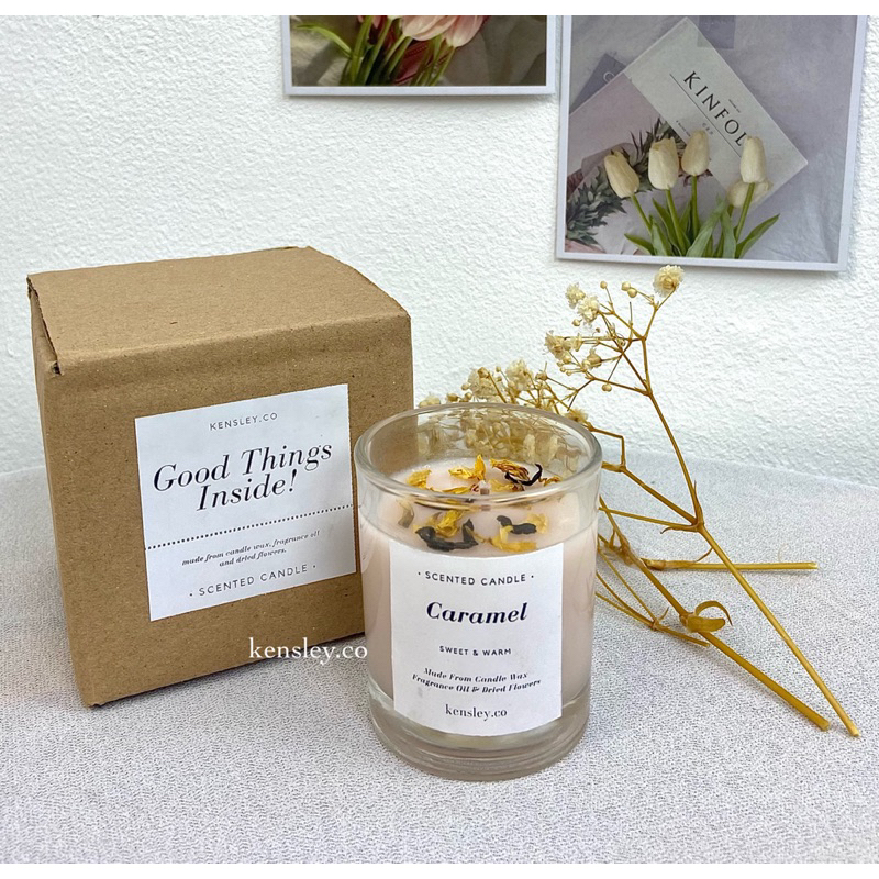 Samiafdol_ Lilin Aromaterapi Gelas - Scented Candle - Souvenir Lilin Aromaterapi