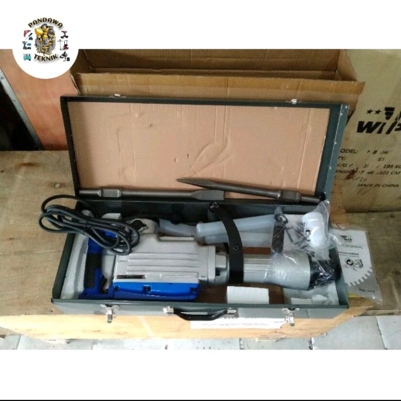 Jack hammer Bor penghancur beton wipro W6165