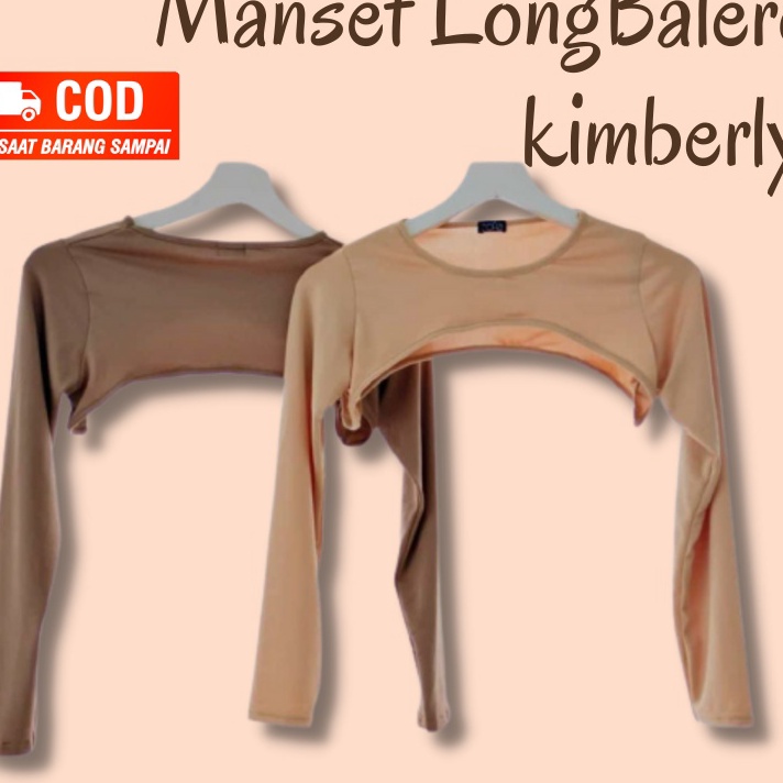 PROMO SALE MANSET BALERO CROP TOP KIMBERLY MANSET LENGAN SAMBUNG BALERO MANSET LENGAN PANJANG WANITA