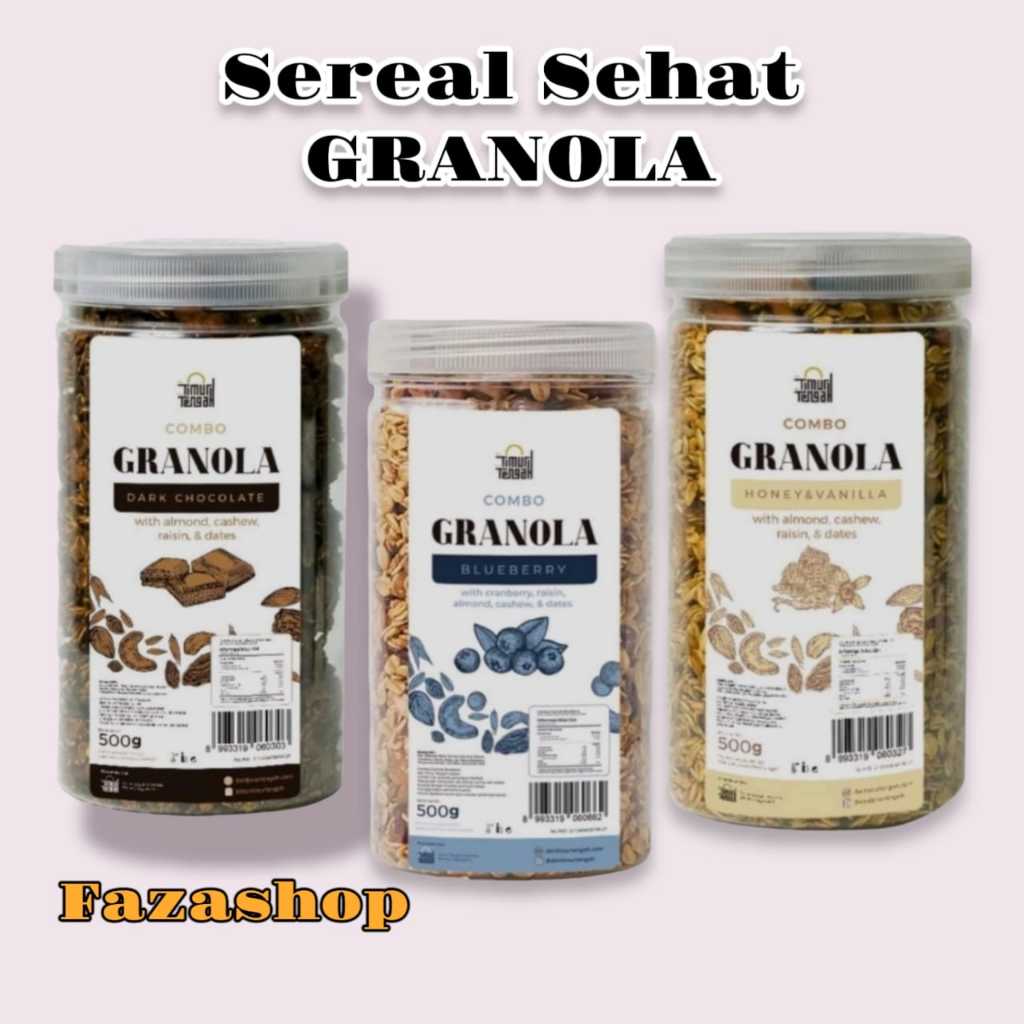 

granola timur tengah 500gr makanan diet sehat