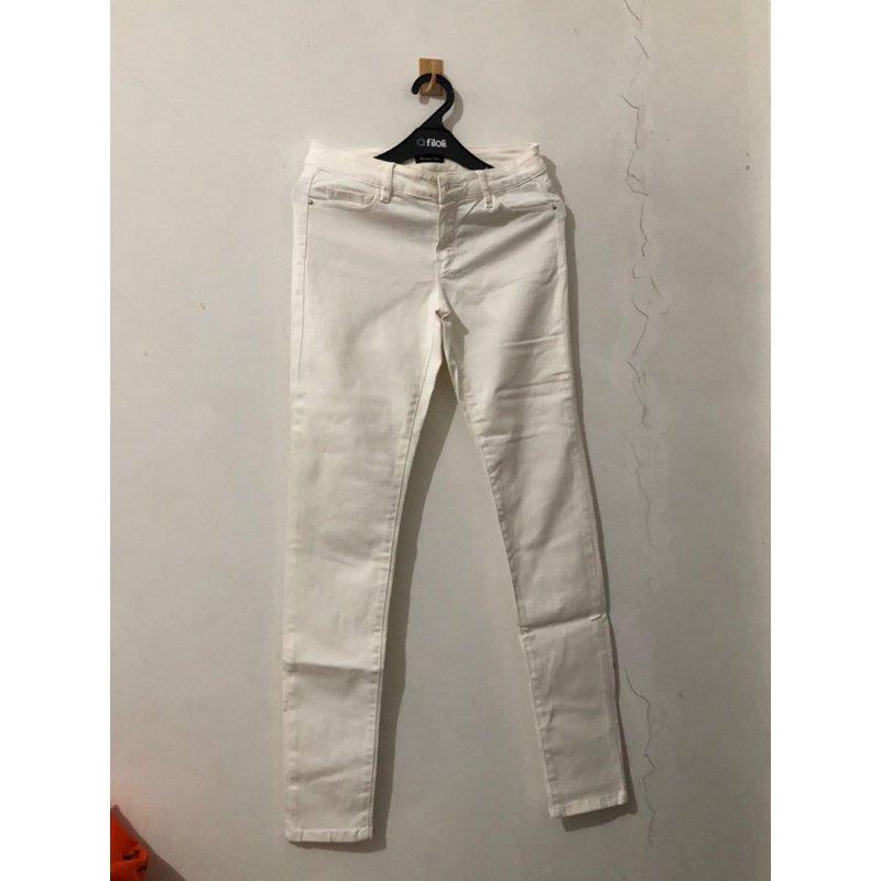 Massimo Dutti White Skinny Jeans