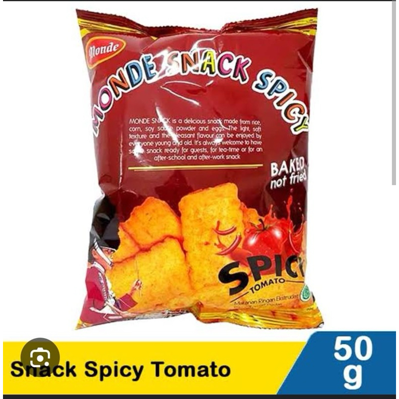 

Monde Snack Spicy tomato 50gram