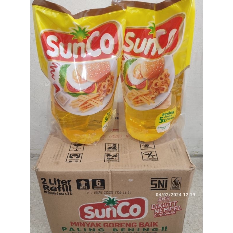 

Sunco minyak goreng pouch 2L