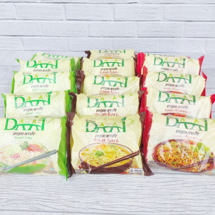 

Terbaru DAAI Mi Instant 1 Pack 5 Bungkus Vegan Vegetarian